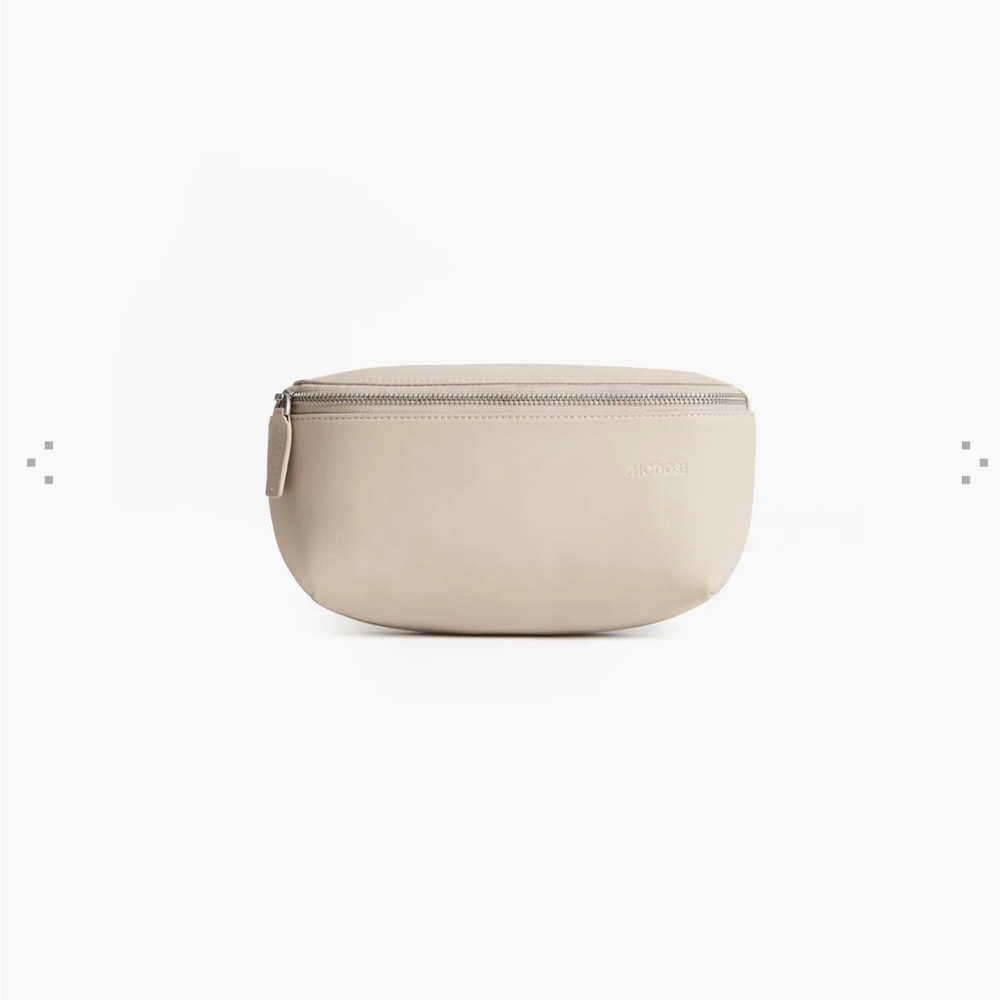 Monos Minimalist Cream Belt Bag